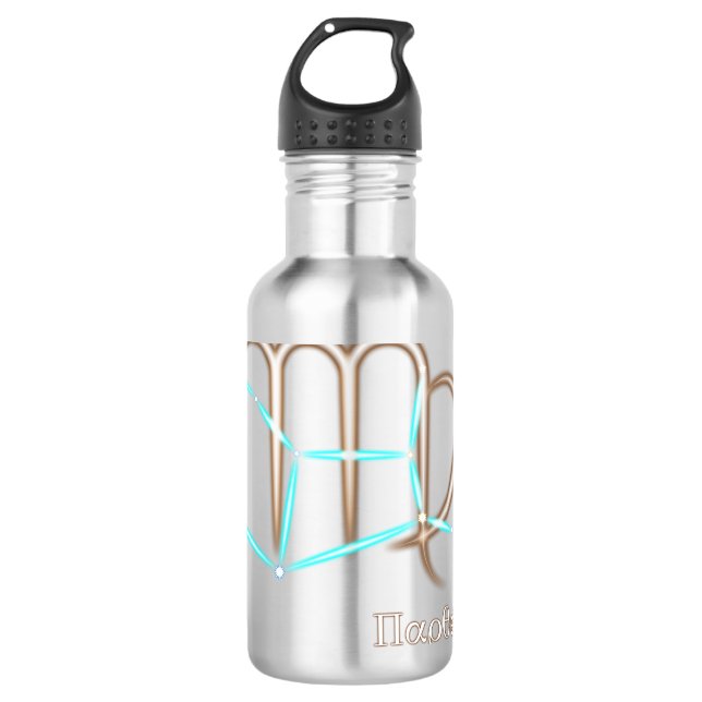Zodiac Virgo Edelstahlflasche (Vorderseite)