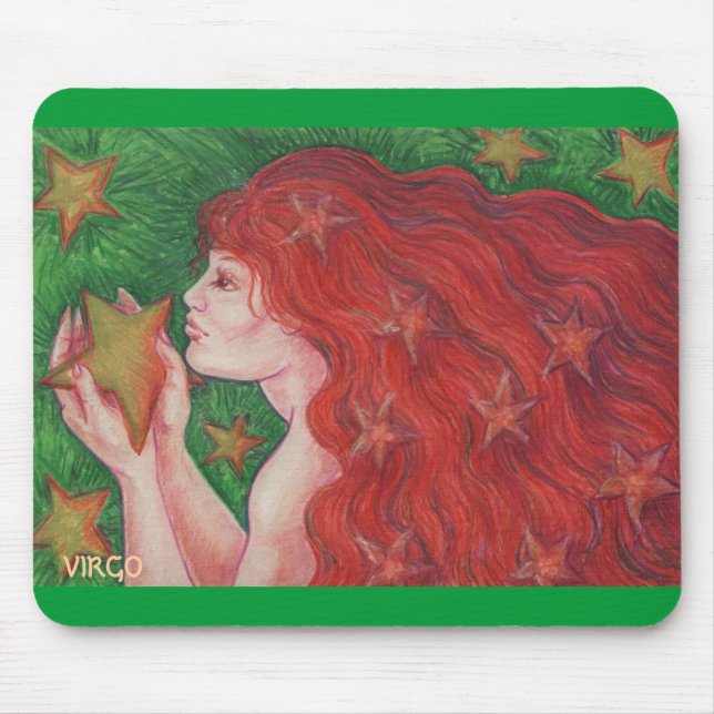 Zodiac Virgo mousepad (Vorne)