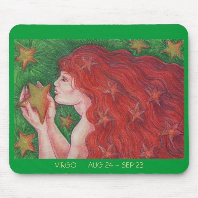 Zodiac Virgo Mousepad dates (Vorne)