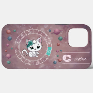 Zodiac Virgo Niedlich Cat Wheel Planet Astrologie Case-Mate iPhone Hülle