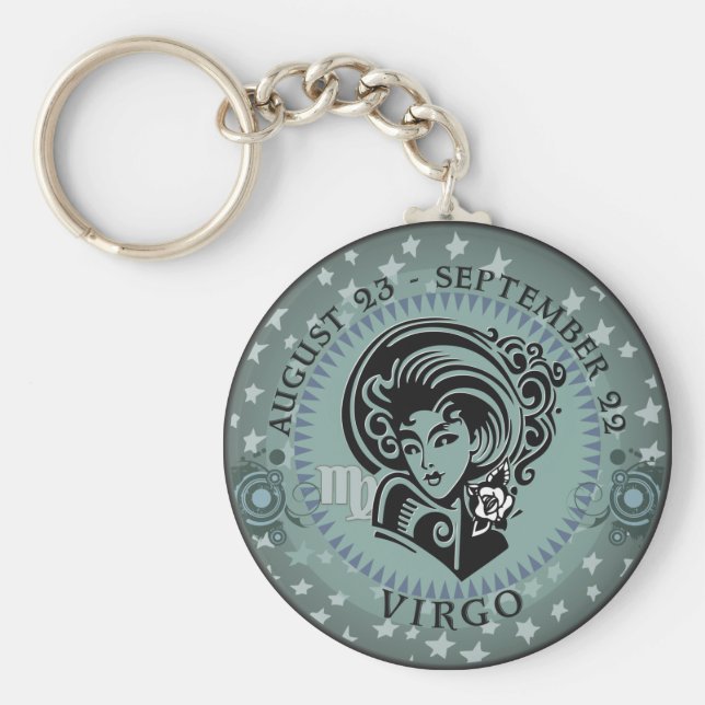 Zodiac Virgo Schlüsselanhänger (Vorne)