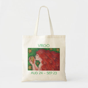 Zodiac Virgo Taschentext Tragetasche