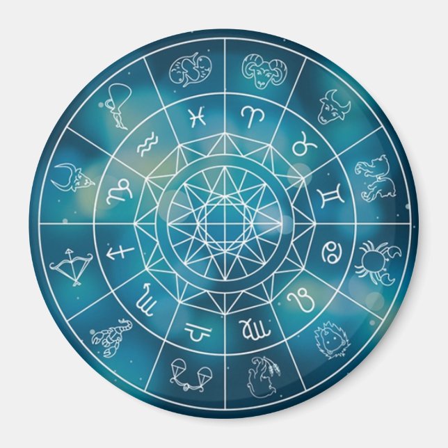 Zodiac Wheel Magnet (Vorne)