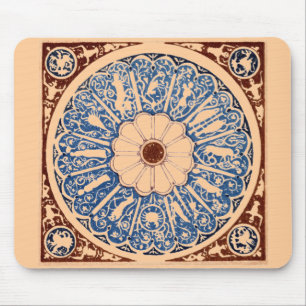 Zodiac Wheel Mouse Pad Mousepad