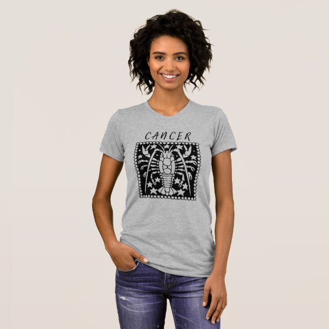 Zodiac-Zeichen-Horoskop-Logo T-Shirt (Vorne ganz)