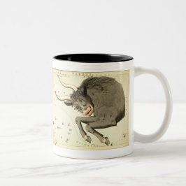 Zodiac-Zeichen: Taurus-Tasse Zweifarbige Tasse