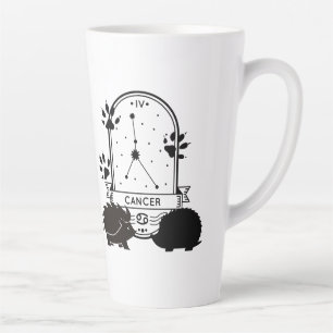 Zodiac-Zeichen und Matching-Haustiere. Krebs - Ige Milchtasse