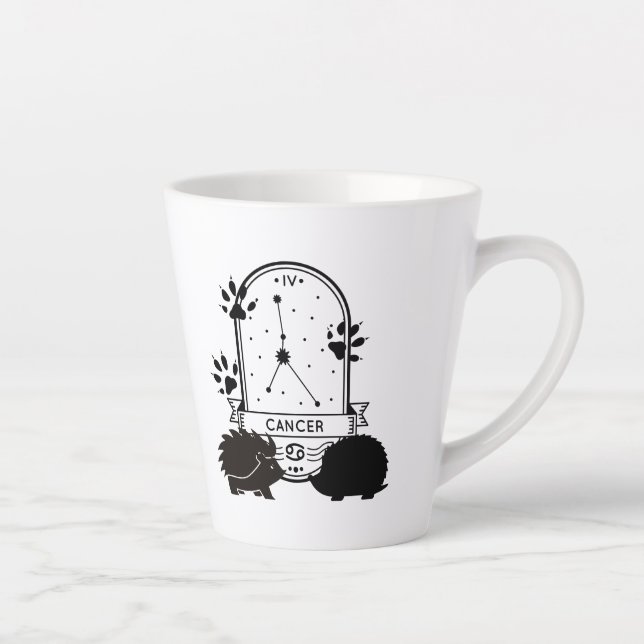 Zodiac-Zeichen und Matching-Haustiere. Krebs - Ige Milchtasse (Rechts)
