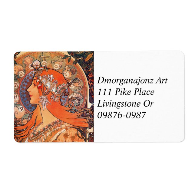 Zodiak Woman von Mucha (Vorne)