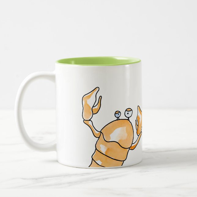Zodiakarzinom Zweifarbige Tasse (Links)