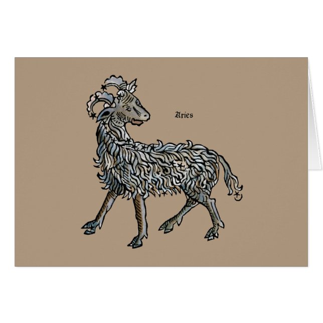 Zodiaque : Bélier, 1482 (Devant Horizontal)