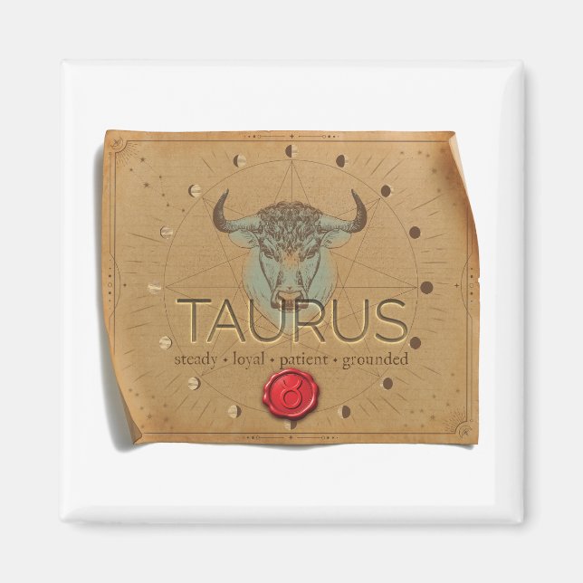 ZODIAQUE - Taureau - Aimant (Devant)