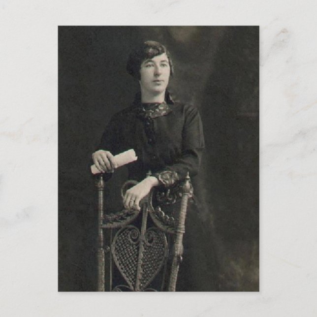 Zoé bei 18 postkarte (Vorderseite)