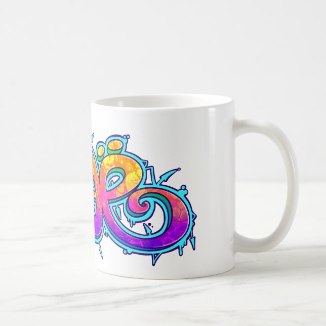 ZOE Graffiti Name - Kaffeetasse (Rechts)