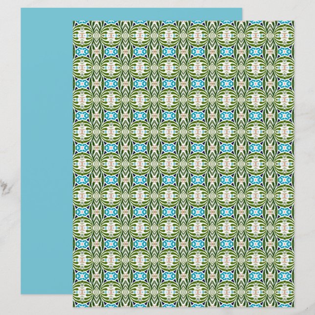 Zoe Scrapbook Paper III (Vorne/Hinten)