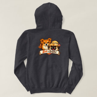 Zoë & Sophi Hund Logo T-Shirt Hoodie