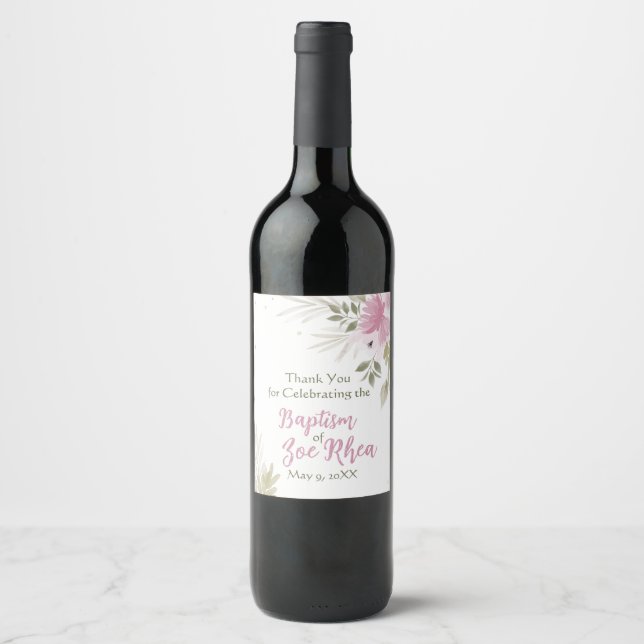 Zoe Wine Label Weinetikett (Vorderseite)