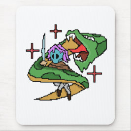 Zoe's Dschungel Clash - Pixel Hero gegen Riesensch Mousepad