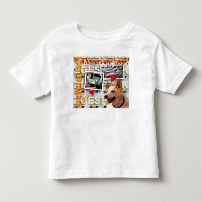 ZoeSPEAK - Les voitures sont "cool" ! T-shirt (Devant)