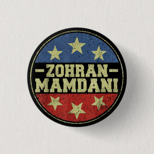 Zohra Mamdani NYC Bürgermeister-Kampagne 2025 Button