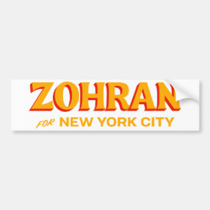 Zohran Mamdani, Bürgermeister von New York Autoaufkleber
