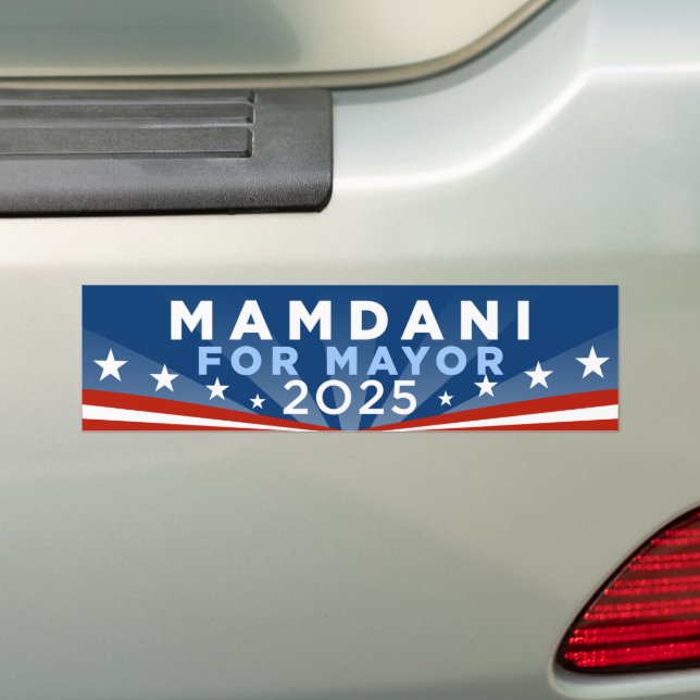 Zohran Mamdani for New York Mayor 2025 Autoaufkleber (Auf Auto)
