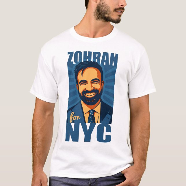 ZOHRAN MAMDANI for NYC T-Shirt (Vorderseite)