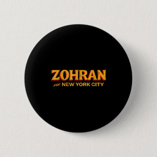Zohran Mamdani Für Nyc Bürgermeister Lustig Cool T Button