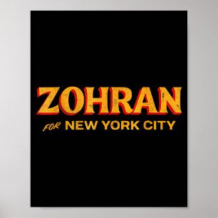 Zohran Mamdani Für Nyc Bürgermeister Lustig Cool T Poster