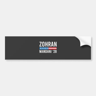 Zohran Mamdani NYC Bürgermeister Kandidat USA Flag Autoaufkleber