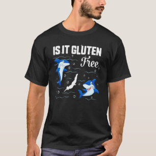 Zöliakie-Bewusstsein Ist es glutenfrei Haie T-Shirt