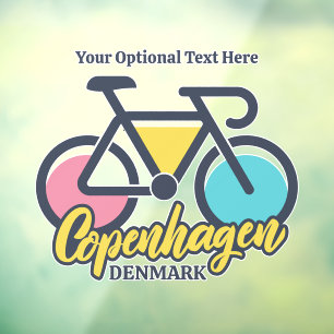 Zoll-Kopenhagen Dänemark Fensteraufkleber