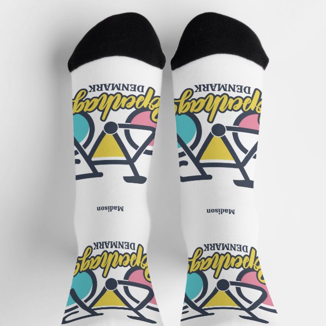 Zoll-Kopenhagen Dänemark Socken (Oben)