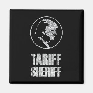 Zoll-Sheriff Lustiger Präsident Trump Politische S Magnet