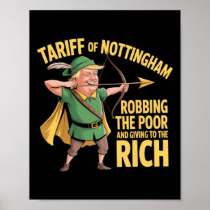 Zoll Von Nottingham - Lustiger Anti-Trump-Zoll Poster