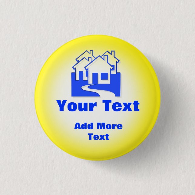 Zollämterrealtor-Knopf-Button Button (Vorderseite)
