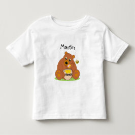Zollbär, niedlicher Bär, Honigbär oder Teddybär: Kleinkind T-shirt