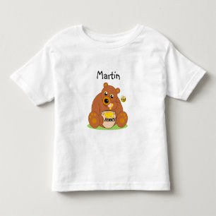 Zollbär, niedlicher Bär, Honigbär oder Teddybär: Kleinkind T-shirt
