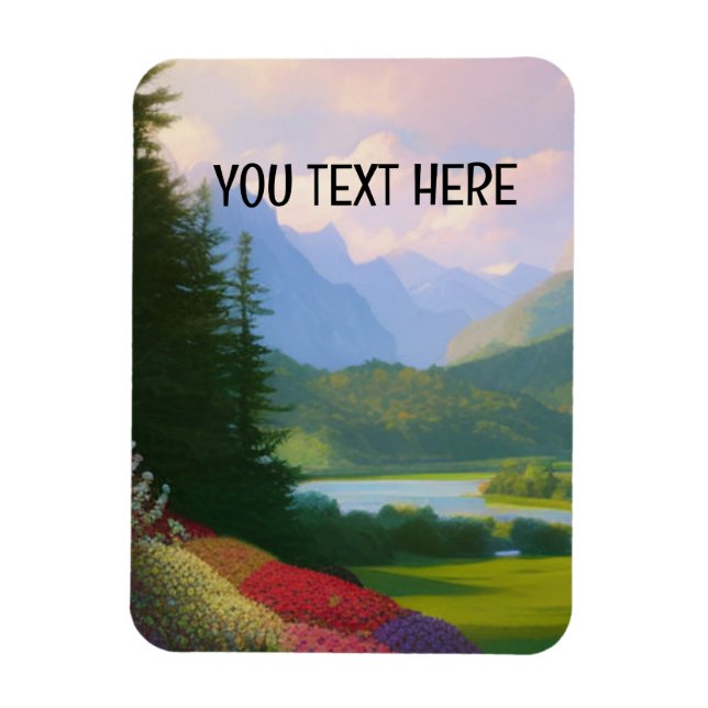 ZOLLBARE, flexible Foto-Magnet Magnet (Vertikal)