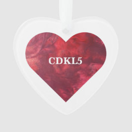 ZOLLBARE KKL5 Herzornament Ornament