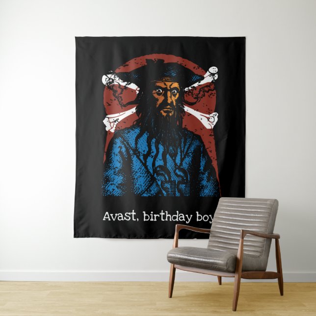 ZOLLBARER PIRATBLACKBARD WANDTEPPICH (Beispiel)
