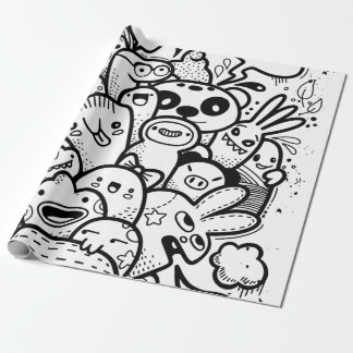 ZOLLBEWÄLTIGTES Wrackpapier Geschenkpapier