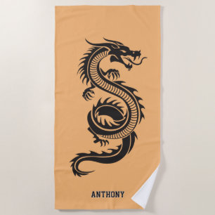 Zollchinesischer Drache Strandtuch