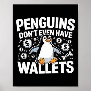 Zölle auf Pinguine Heard Island Funny Trump Tarif Poster