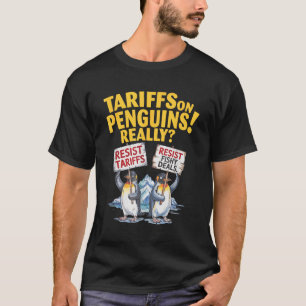Zölle auf Pinguine Heard Island Funny Trump Tarif T-Shirt