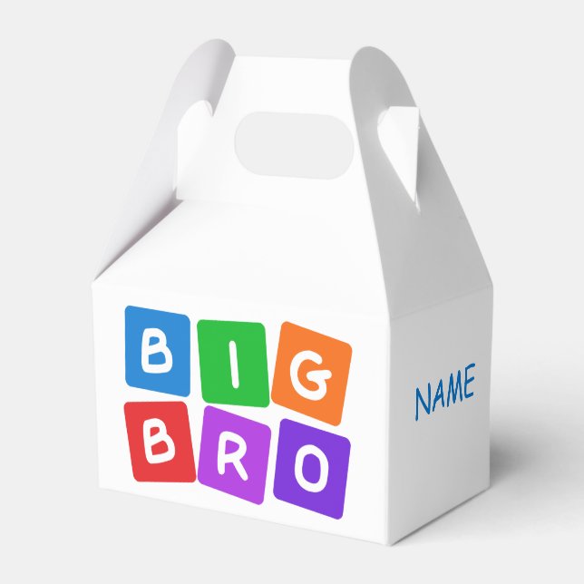Zollfahnen für Big Bro Geschenkschachtel (Vorderseite)