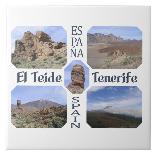 Zollfliese El Teide Fliese (Vorderseite)