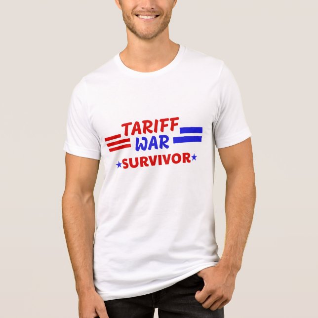 ZOLLKRIEGSÜBERLEBUNG Tri-Blend SHIRT (Vorderseite)
