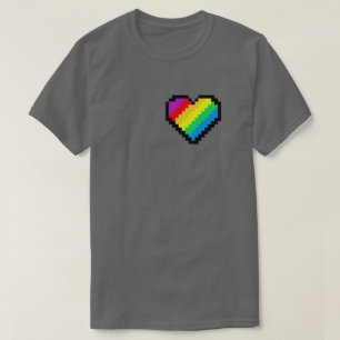 ZOLLKÜHLBARER RAINBOW HERZSCHLAG T-Shirt
