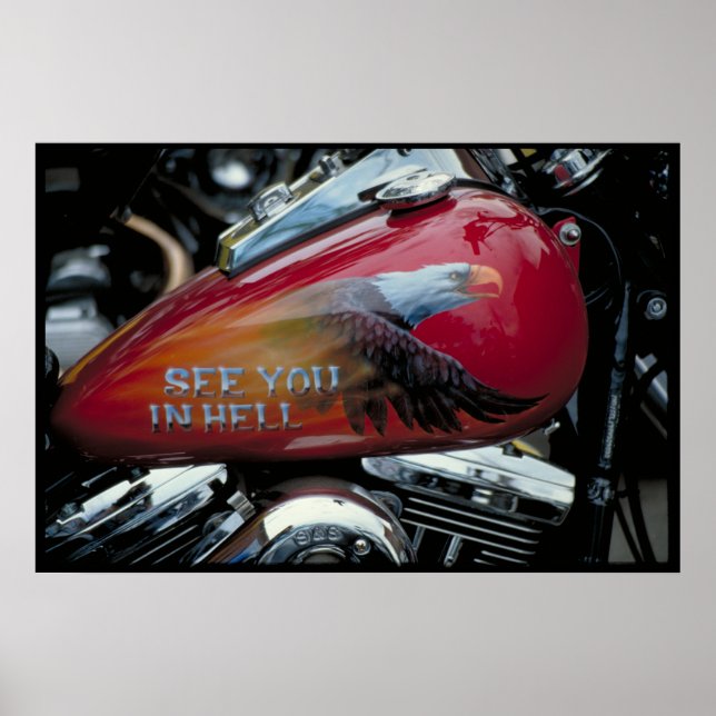 Zollpflichtiger Kraftstofftank South Dakota Poster (Vorne)